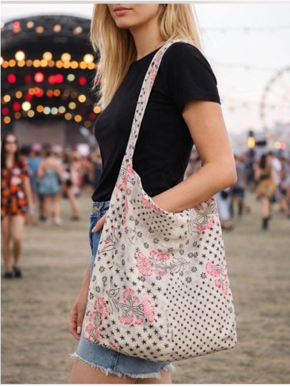 Free People Reusable Tote Bag